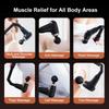 Fascia Gun Portable Massage Gun Deep Tissue With Extended Handle U-Shaped Back Massager Body Massager for Neck Shoulder Back Leg