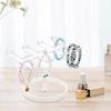 Clear Acrylic Jewelry Stand for Organized Bracelet Storage Decorative Home Office Display With Multipurpose Tray