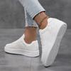 New Breathable Little White Shoes, Student Trend Versatile Platform Sports and Leisure Board Shoes