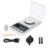 Rechargeable High Precision Digital Milligram Scale 100g/0.001g Jewelry Scale, Gram Scale, Pocket Scale, Food Scale for Powder Medicine, Gold, Gem