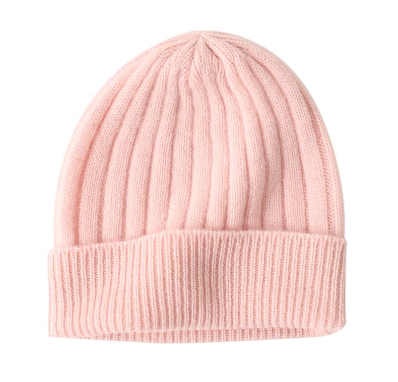 Custom Super Soft Skin Friendly 100% Cashmere Baby Winter Hats and Scarf Luxury Kids Cashmere Ny Beanie Caps 23x20cm