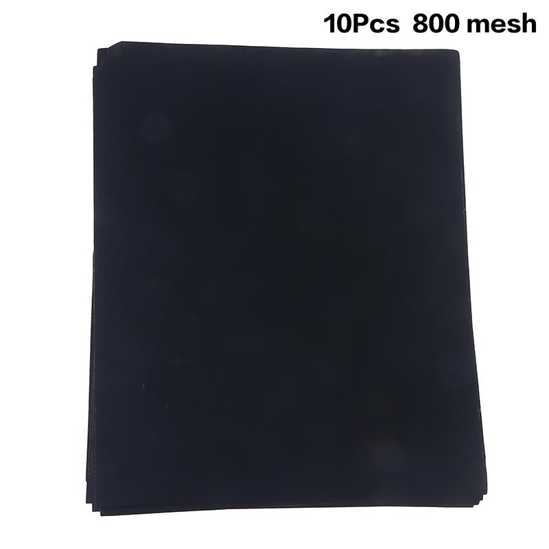 10Pcs Sandpaper 60-2000 Wet And Dry Dual-Use Car Wood Grinding And Polishing Resistant Silicon Carbide Water Sandpaper
