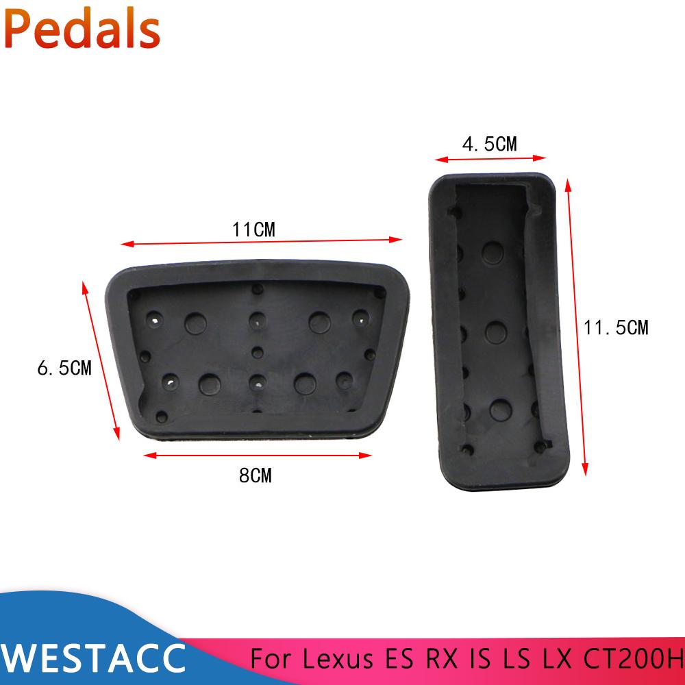 Capac pedală pentru pedale de mașină pentru Lexus ES 2013-2018 RX 2010-2015 IS LS LX CT200H 2011-2017 Placuță de sprijin pentru frână de accelerație