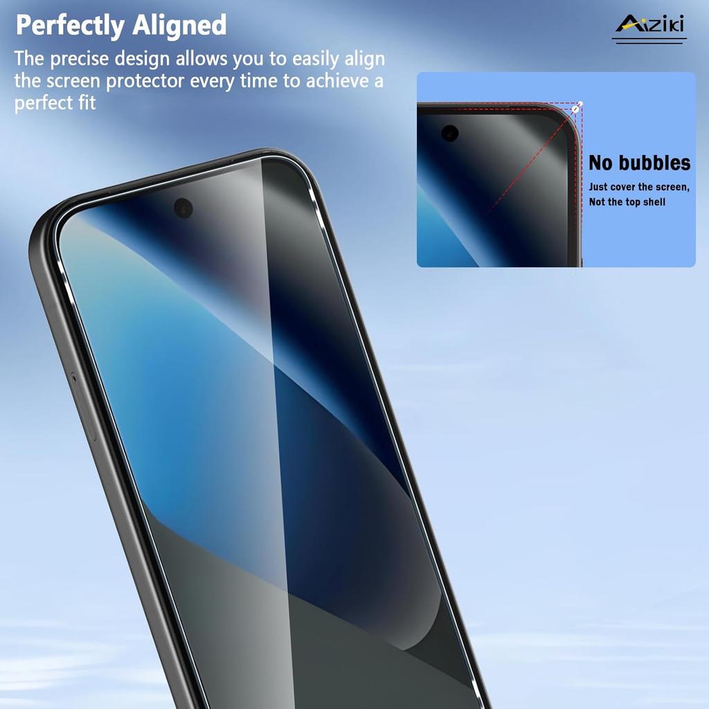 2 PCS Designed for Google Pixel 10a / 9a / 8a Tempered Glass Screen Protector, Anti Scratch, Bubble Free