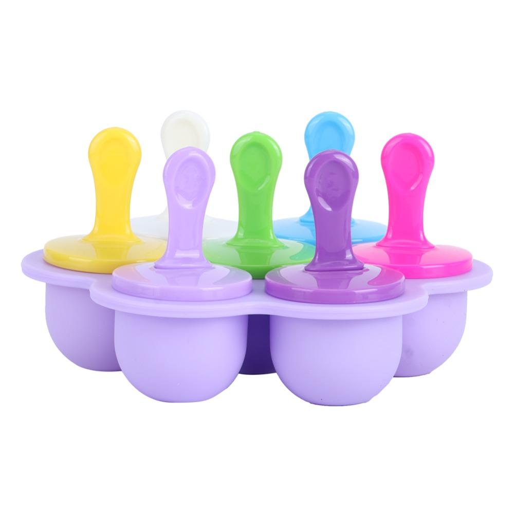 BPA Free Silicone Ice Cream Molds Reusable Silicone DIY Mold Ice Cream Making Mold  DIY Making