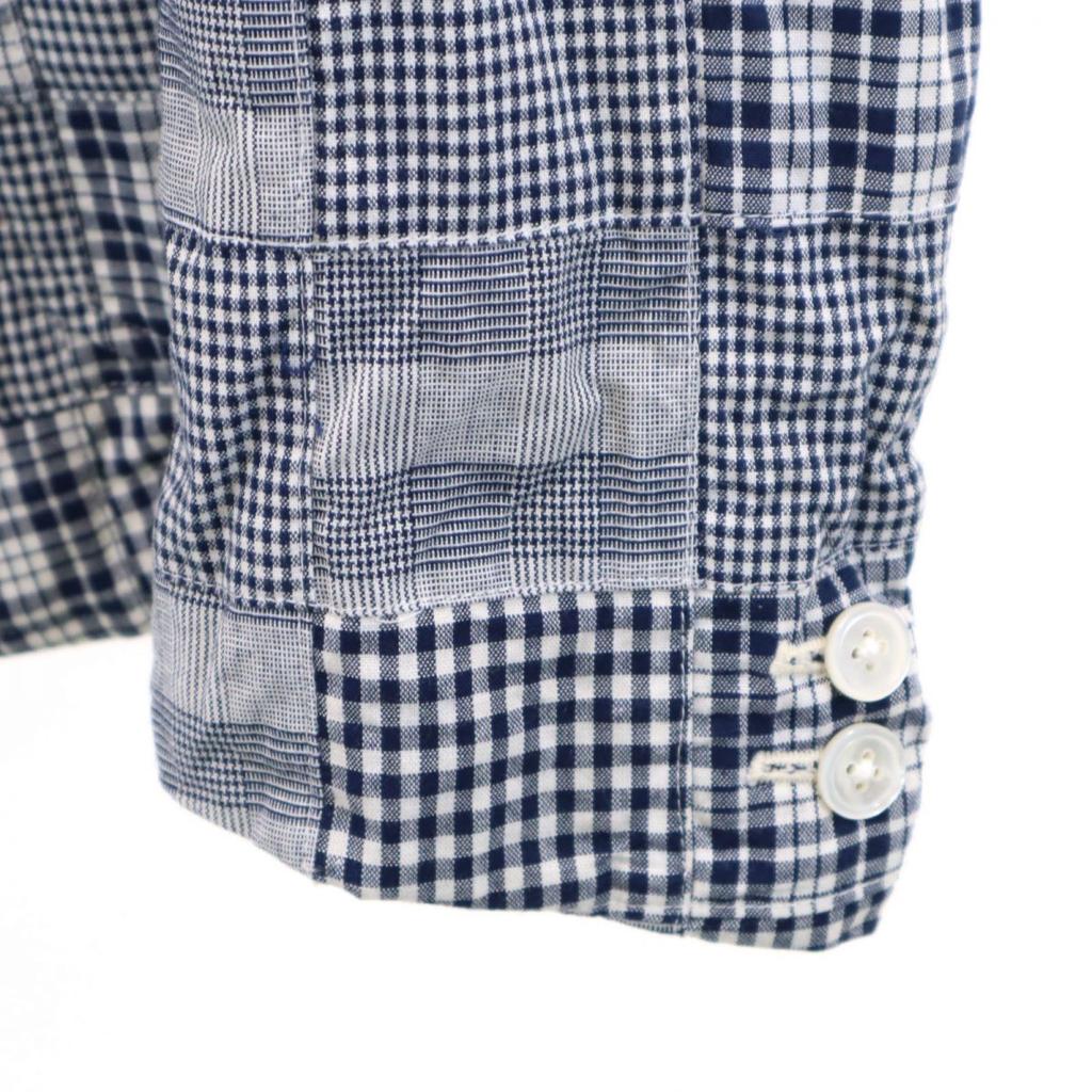 WASTETWICE&CO Made In Japan Check Pattern Patchwork Tailored Jacket 1 Men's Used