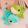 Cute Imitation Chameleon Plush Toy Vivid Appearance Stuffed Animal Doll Kids