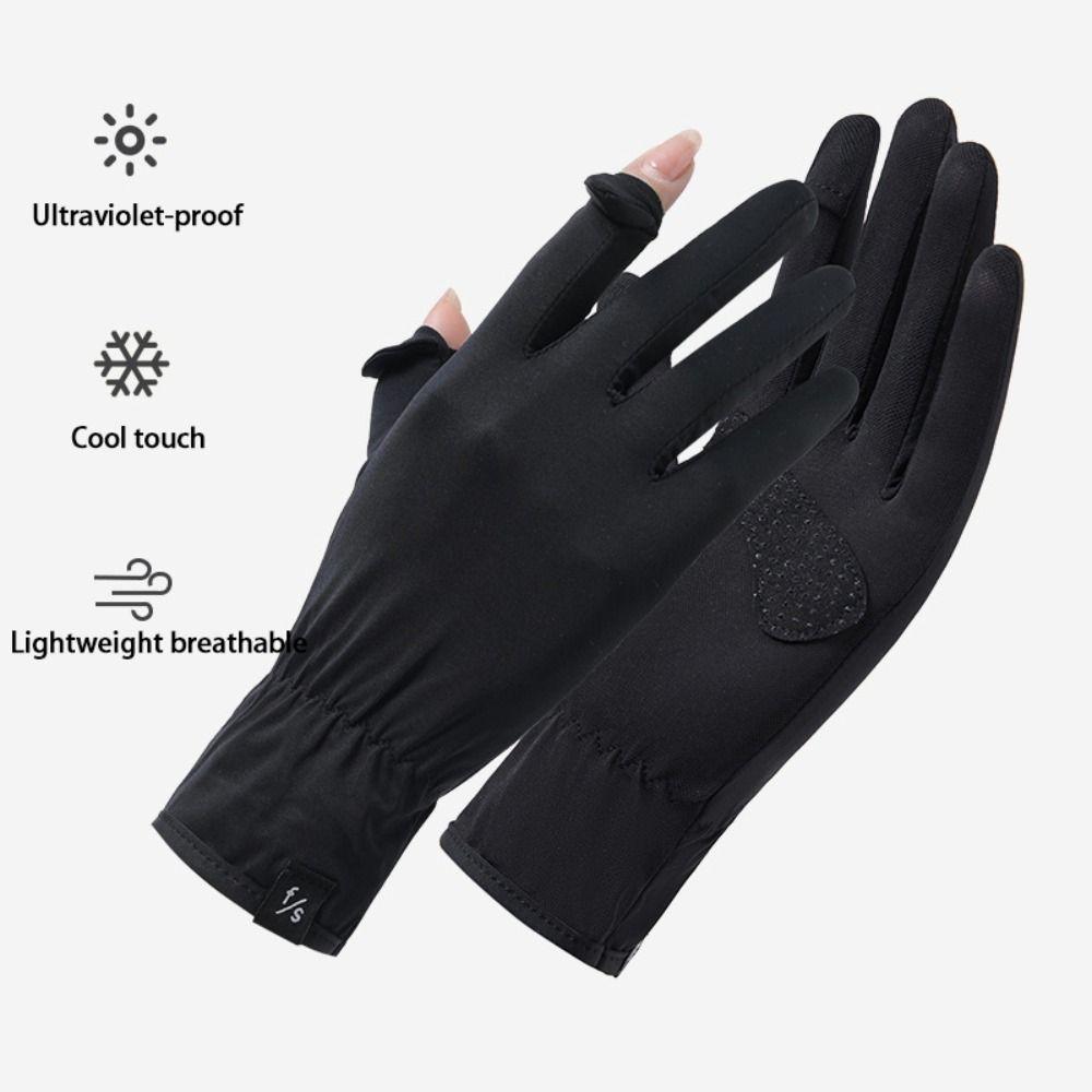 

Touch Screen Sunscreen Gloves Anti-UV Mittens Fashion Gloves Summer фіолетовий