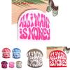 Trendy Acrylic Knit Hatwith Letter Embroidery For Youth Urban Fashion