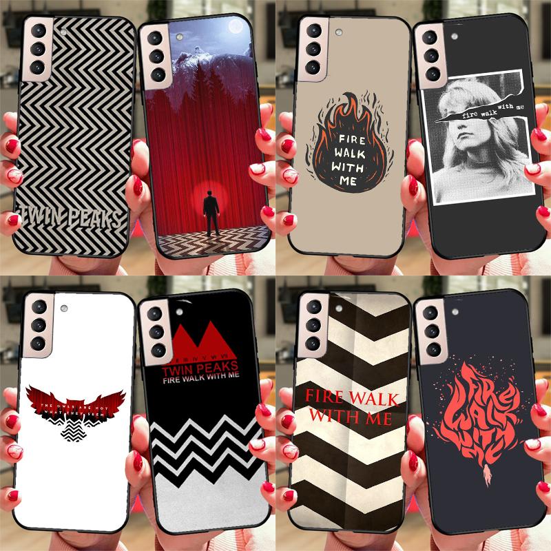 Fire Walk With Me Twin Peaks Soft Case For Samsung Galaxy S23 S22 S21 Ultra Note 20 Note 10 S8 S9 S10 Plus S20 FE Cover