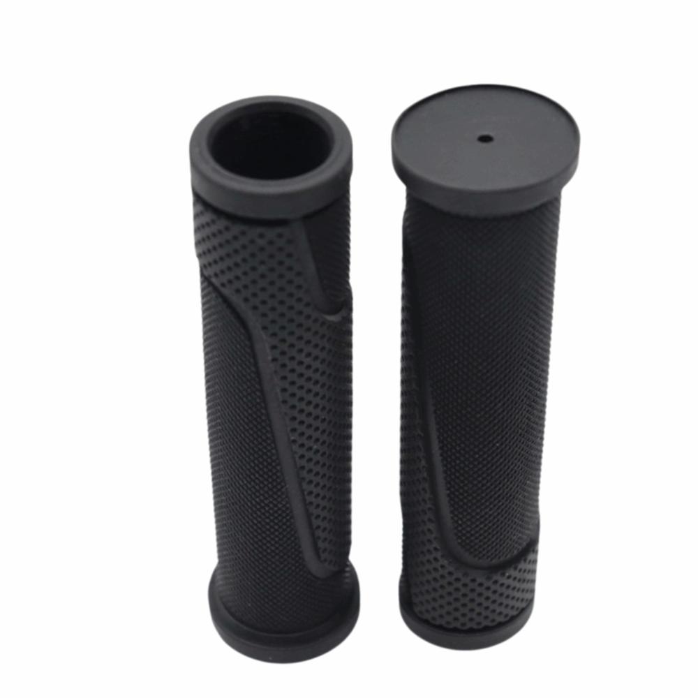 2Pairs Non-Slip Bike Handlebar Grips TPE Scooter Handle Grips Folding Bicycle Use