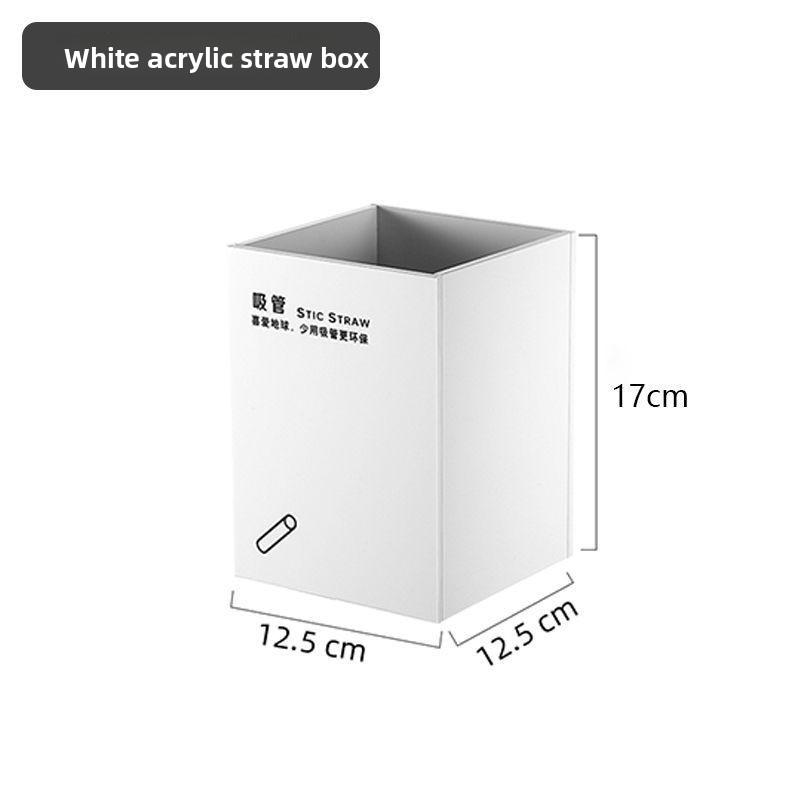 Straw Tissue Paper Storage Box, Milk Tea Shop Cup Lid Tissue Paper Bar Counter Material Storage Rack, Paper Cup Rack, Multi-functional Storage