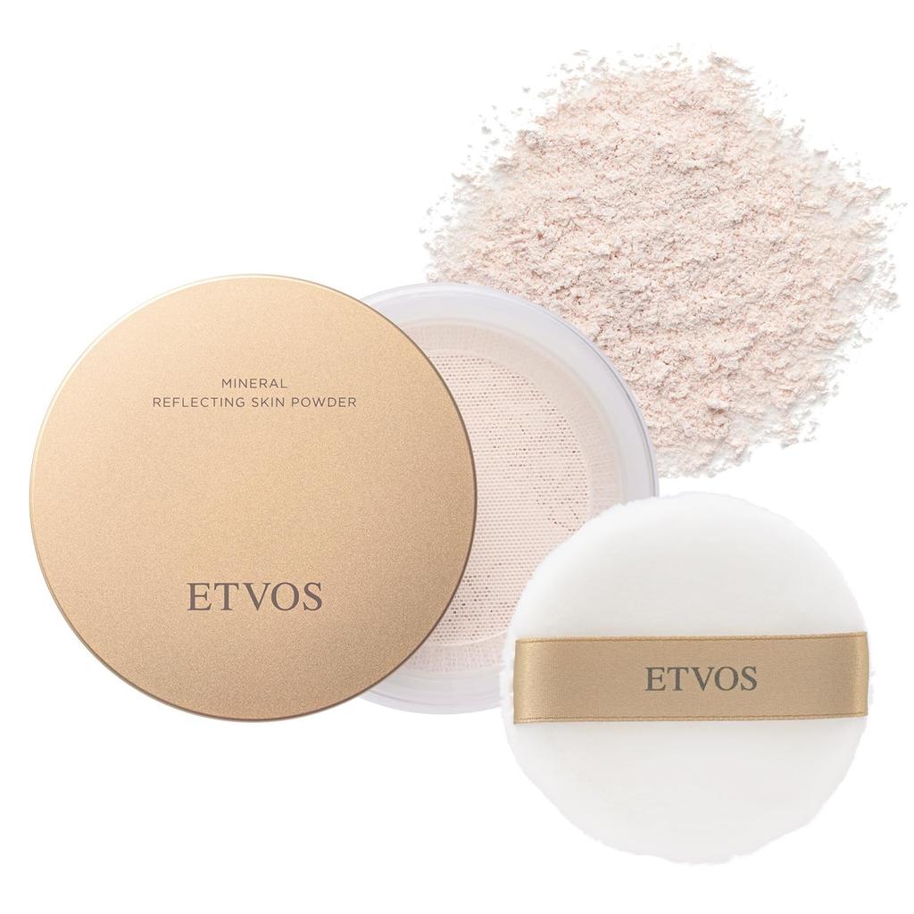 ETVOS Mineral Reflecting Skin Powder 8g #Lucent Ecru (Finishing Powder, Glow, Hyaluronic Acid, Moisturizing, Mineral Foundation)