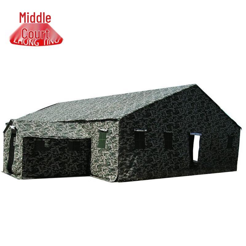 Heavy-Duty Warm Command Tent with Side Rooms
