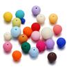 30-100pcs 4/6/8/10/12/14mm Acrylic Imitation Silicone Beads Round Spacer Loose Bead for DIY Jewelry Making Accessories