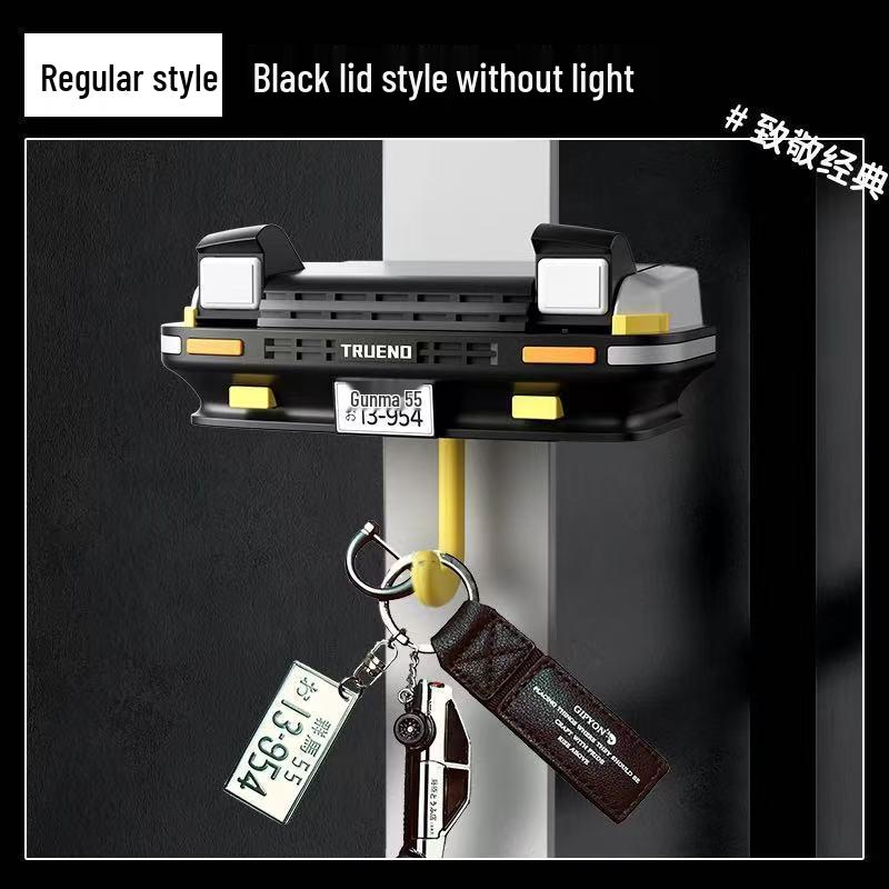 AE86 Pop-Up Headlight Key Hook: Decorative Wall Hanger & Creative Toy Car Model