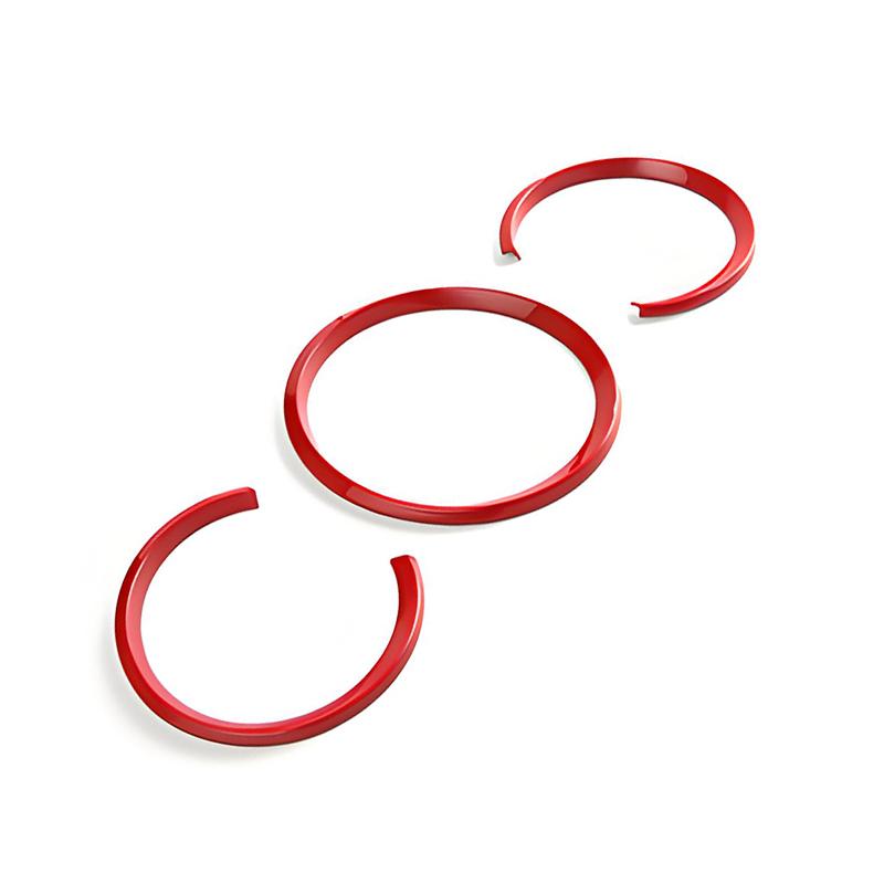 For Porsche Cayman Macan Boxster 718 987 981 Car Accessories Dashboard Gauge Trim Ring Sports Red Style