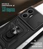 Slide Camera Armor Case For Xiaomi Poco F7 Pro F 7 Ultra M7 Plus 5G PocoF7 M 7 4G Protector Cover Ring Stand Holder Fundas Coque