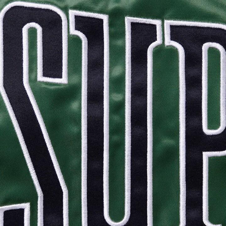Supreme Satin Piping Pullover Green