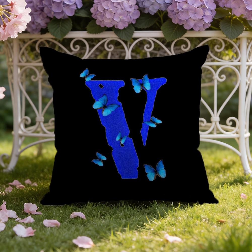 Luxury V-VloneS Cushion Cover Home & Car Dual-Scene Pillow Cover: Reversible for Premium Comfort