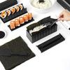WIKHOSTAR 10 Pcs/collection Craft Sushi Making Kit Roll Sushi Maker Rice Roll Mold Kitchen Sushi Tools Japanese Sushi Cooking Tools Cooking Tools
