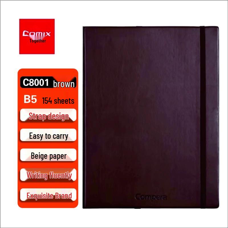 Qixin Compera B5 Leather-bound Notebook