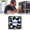 120mm 6000RPM Cooling Fan 12V 2.7A Low Noise Cooling Case Fan Replacement Part for PC Desktop Receiver Accessories