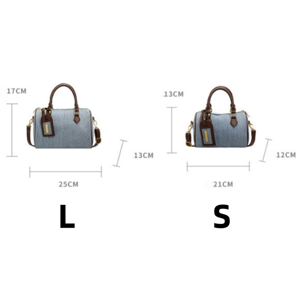 Fashion Retro Denim Pillow Crossbody Bag Versatile Casual Shoulder Bag Handbag High Quality Messenger Bag