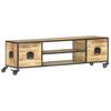 Day and Night - Day and Night Solid Mango Wood TV Cabinet 130x30x39 Cm