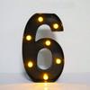 1PC 21.8cm LED Letter Light Luminous Letter and Number Night Light Suitable for Home Bar Wedding Birthday Party Decoration