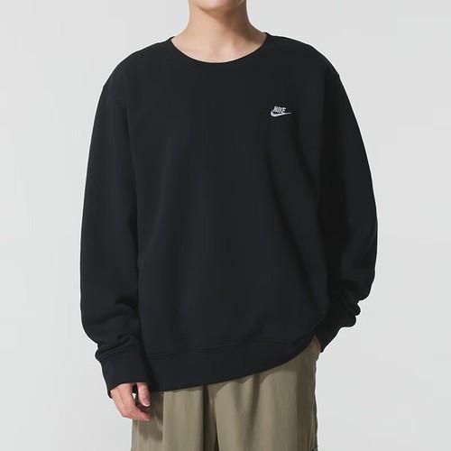 Nike Breathable Crew Neck Pullover Long Sleeve Sweatshirt for Men