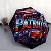 Printed Patriot Logo Folding Umbrella,Outdoor,Leisure,And Travel Umbrella,Durable Umbrella Fabric,Birthday And Holiday Gift