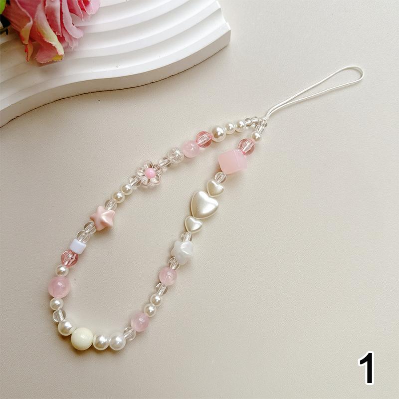 

Жемчужина Любовь Подвеска Брелок Бисер Телефон Цепочка Украшения Аксессуары Подарки Предотвращение Потери Мобильный Телефон Шнурки