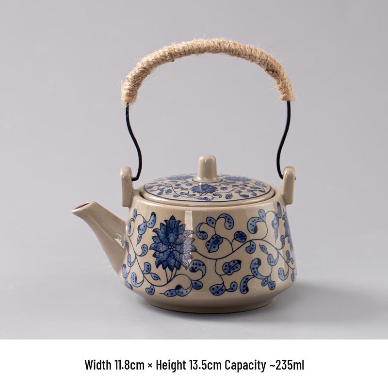

Lygil Ceramic Kung Fu Teapot with Overhead Handle