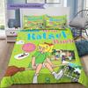 Bibi Blocksberg Cartoon Duvet Cover Set, Cute Witch Bibi & Papa Print Kids Bedding With 2 Pillowcases, No Comforter, Bedroom Decor Gift