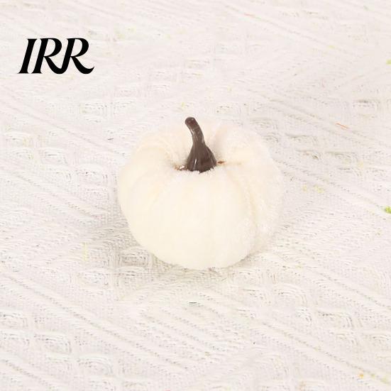 Velvet Pumpkin Decor 20 PCS Decorative Ornaments, Multi-Color Artificial Fall Harvest Table Centerpieces for Mantel Shelf, Farmhouse Centerpiece