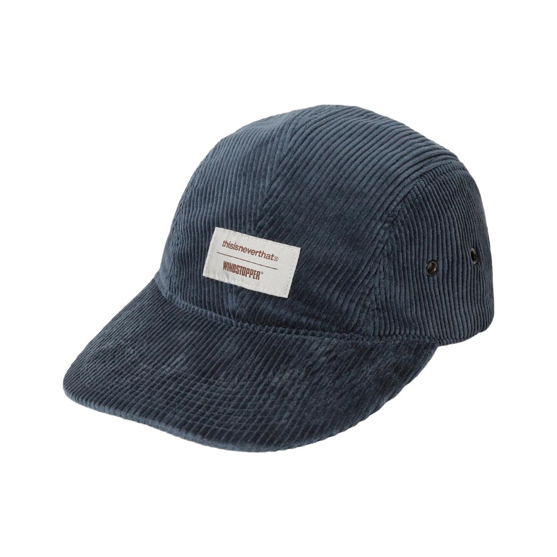 Thisisneverthat x Gore-Tex Windstopper Corduroy Cap Navy ONE SIZE синий