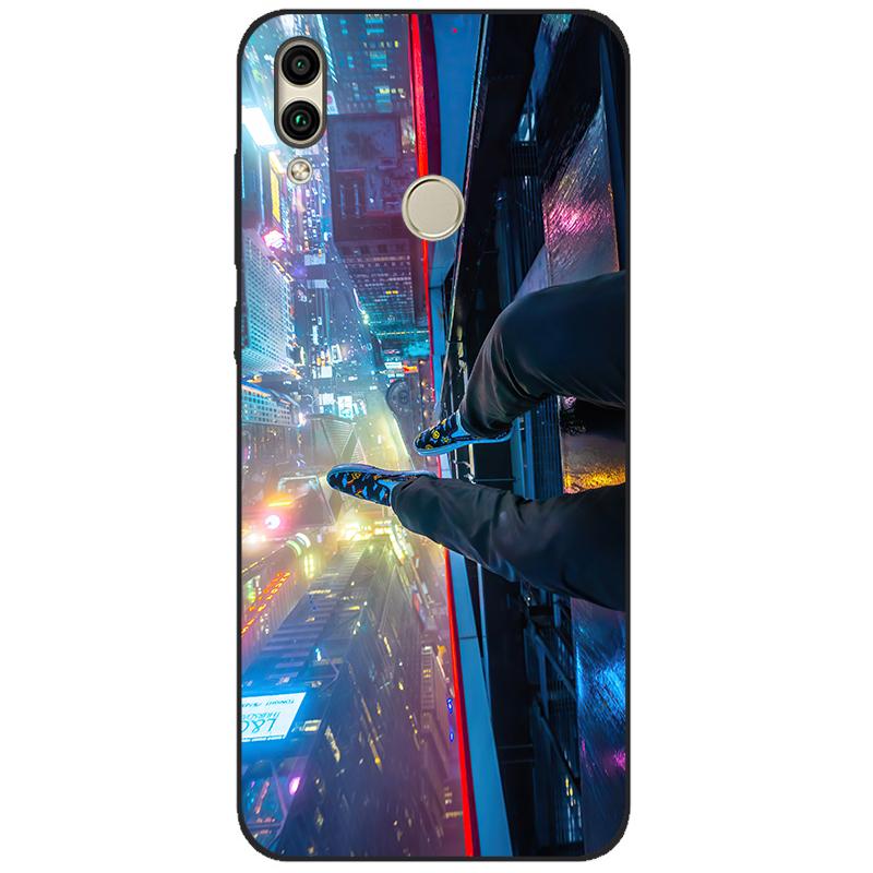 For Huawei Honor 8C 8 C Shockproof Protective Phone Case on Honor 8C Fashion Silicone Cover Honor8C Case 6.26" Honor 8C Case