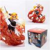 Demon Slayer 17cm Kyojuro Rengoku Statue, Flame Hashira Battle Pose Anime Figure, Premium Collectible Model & Display