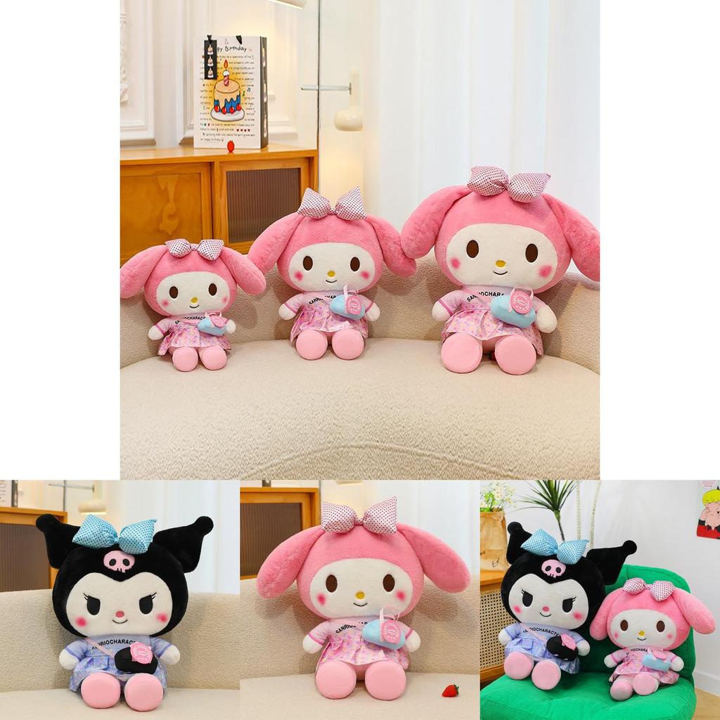 Peluche Extra Large My Melody e Kuromi Orso Morbido Stuffed Dettagliato
