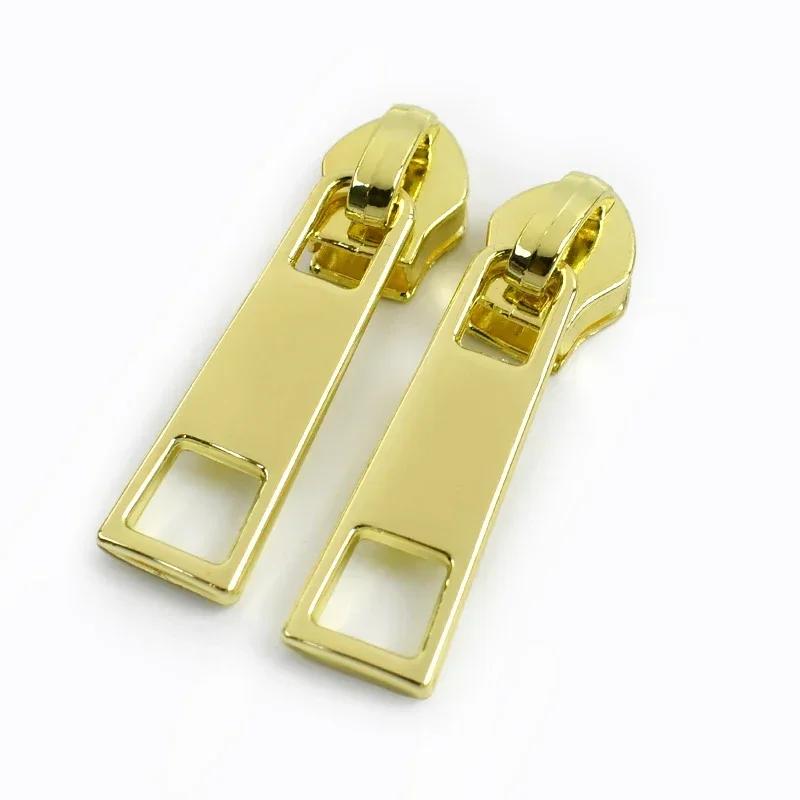 5-30Pcs Meetee 5# Nylon Zipper Puller Down Jackets Bags Zippers Sliders Garment Zips Head Repair Kits DIY Sewing Accessories