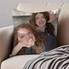Hot Charismatic Celebrity KKalogeras Sisters Cushion Cover Pillowcase Antidustmite Invisible Zipper Short Plush Sofa Cushion