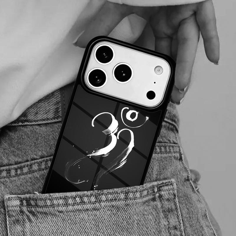 

Чехол для телефона со символом Аум Ом для iPhone 16e 15 14 13 12 17 Pro Max Plus Air 17pro Cover Coque iPhone 14