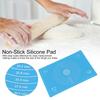 64x45cm High Temperature Resistant Non-Stick Silicone Dough Mat with Scale Baking Tool(Blue )