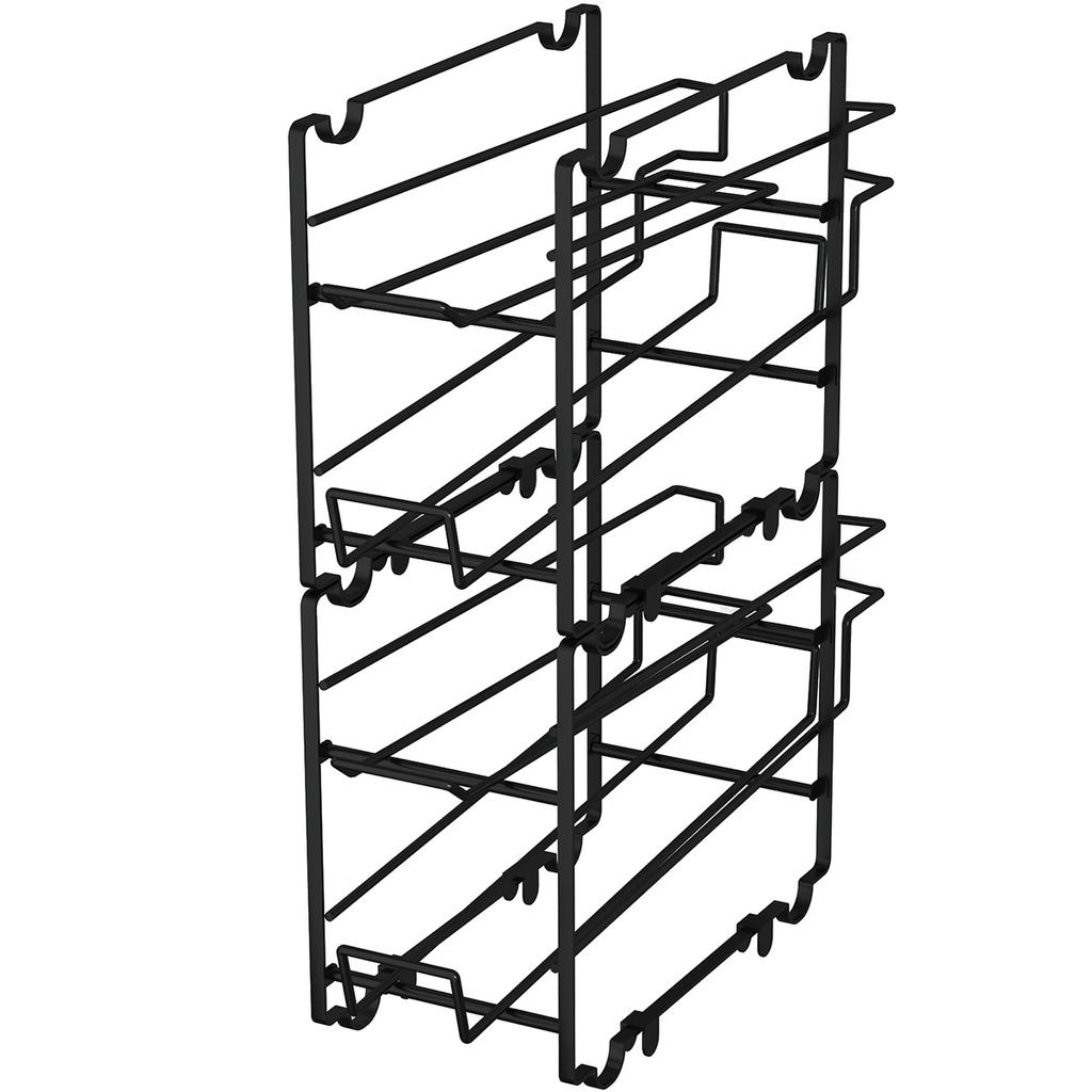 2 Pcs Cola Can Storage Rack 4 Layer Stackable Refrigerator Beer Beverage Can Organizer Non-slip Kitchen Dispenser Holder