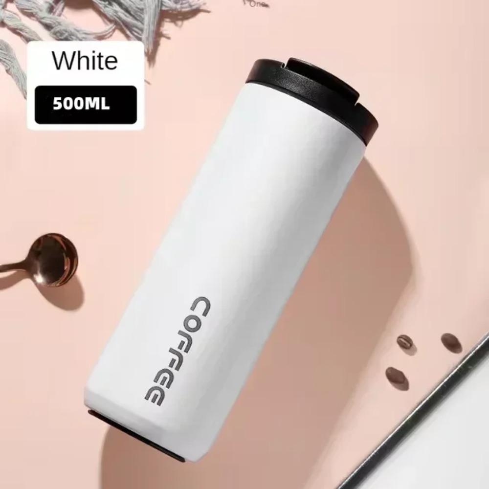 500ML Insulated Coffee Mug Cup Travel Stainless Steel Flask Vacuum Leakproof Thermo Bottles Espresso Thermos Bottle Coffeeware