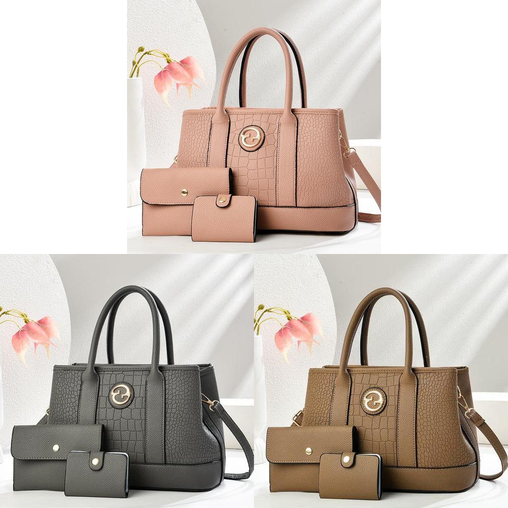 Women Large Capacity Shoulder Bag With Artificial Leather Material For Daily Use