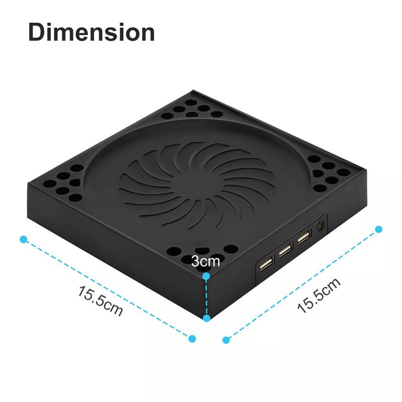 Cooling Fan For Xbox Series X With 3 Usb Port Xbox Series X External Cooler Turbo Temperature Control Fan Console Standing Mount