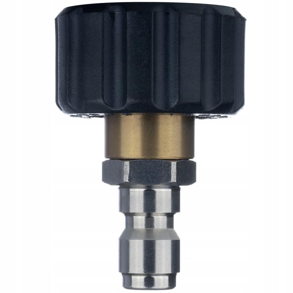 Rosfix Adaptor Rotativ M22x1.5 la 3/8 Quick Connect – Rezistență Ridicată la Presiune 4000 PSI | Inox + Alamă | 30 l/min | 90°C