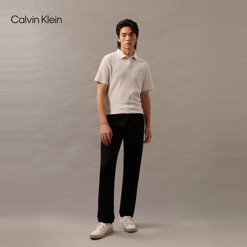 Calvin Klein Jeans Men s Textured Polo Shirt XL